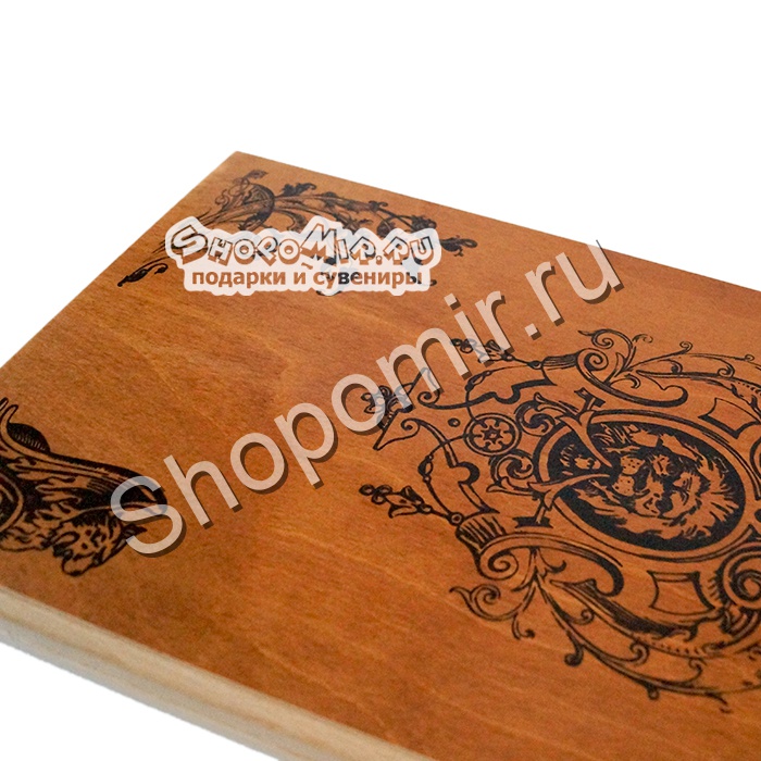 Нарды шелкография "Средние-тонированные"