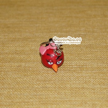 Брелок "Angry Birds Красная птица-девочка"