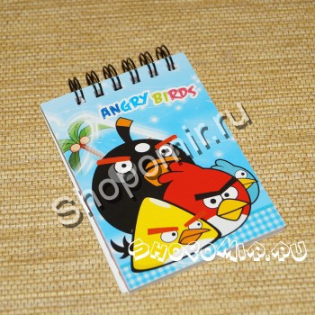 Блокнот "AngryBirds" 40 цветных листов	