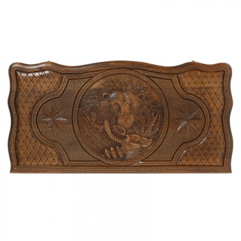 Нарды резные "Лев с добычей"