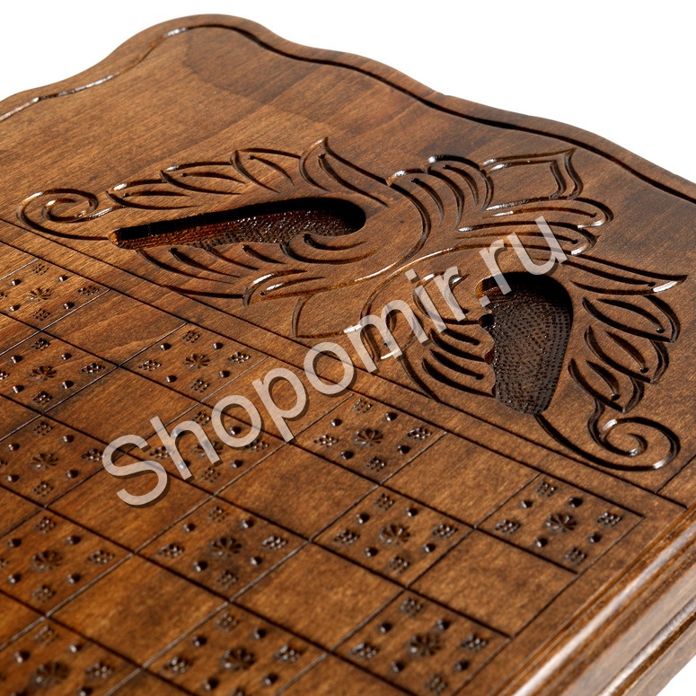 Нарды резные "Тигр" с ручкой